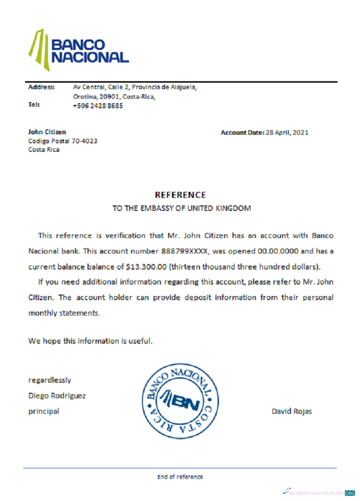 Download Costa Rica Banco Nacional reference Photoshop template